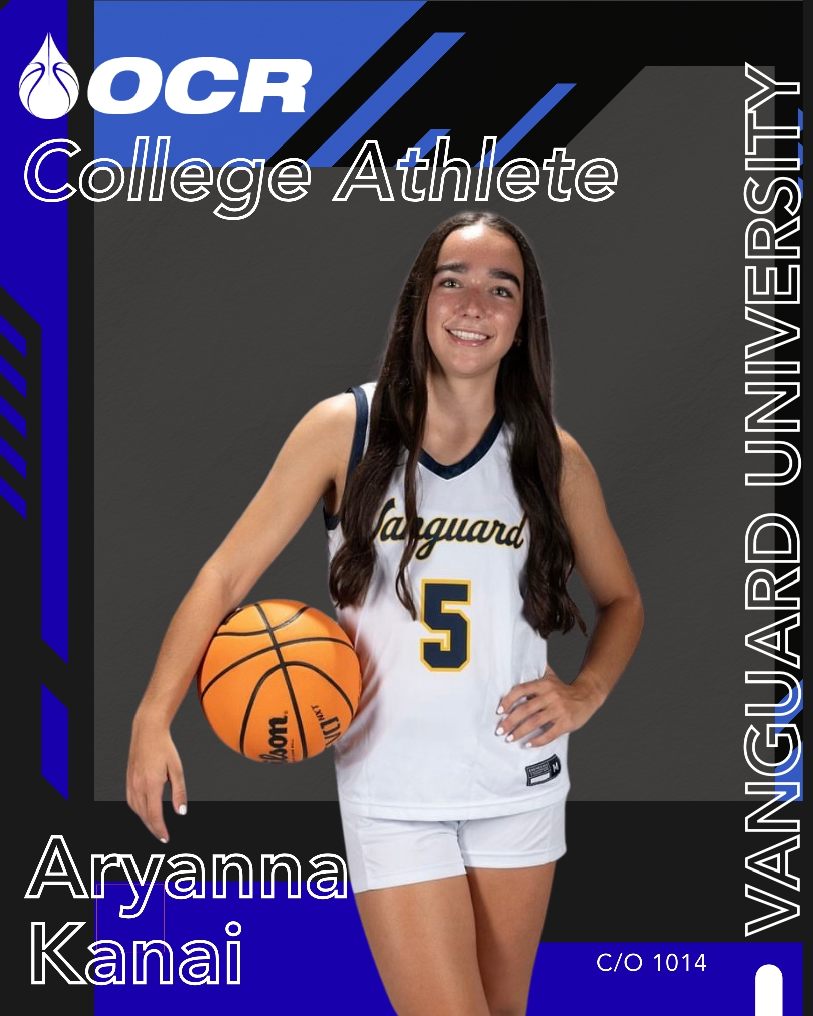 OC Rain Alumni, College Athlete, Vanguard University, Aryanna Kanai